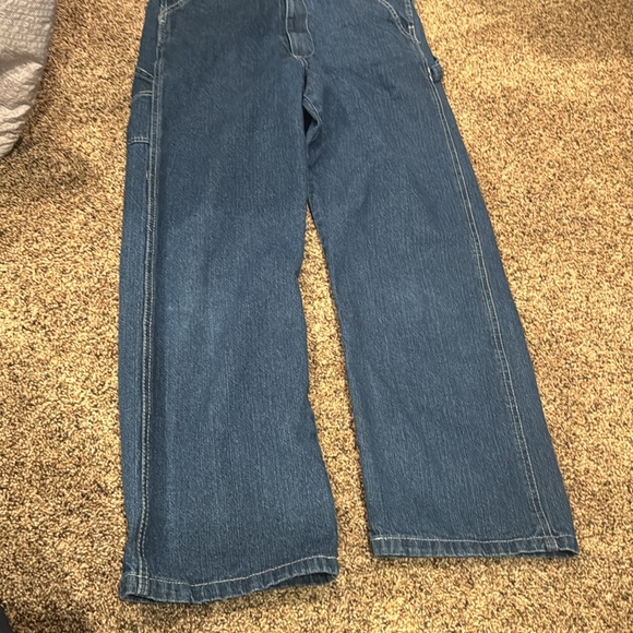 Key Youth 14 Blue Denim Overalls - Picture 3 of 3